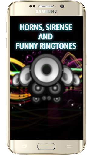 Horns,Sirens & Funny Ringtones screenshot 1