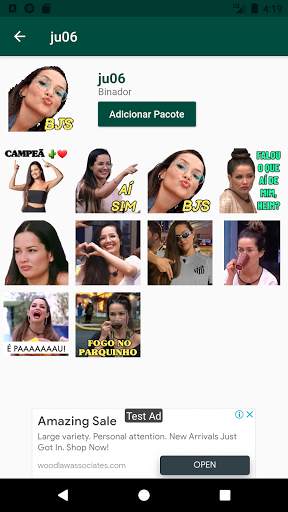 Figurinhas Juliette para Whatsapp screenshot 4