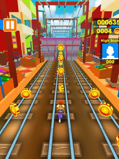 Subway Dash Surf Train Track Run скриншот 1