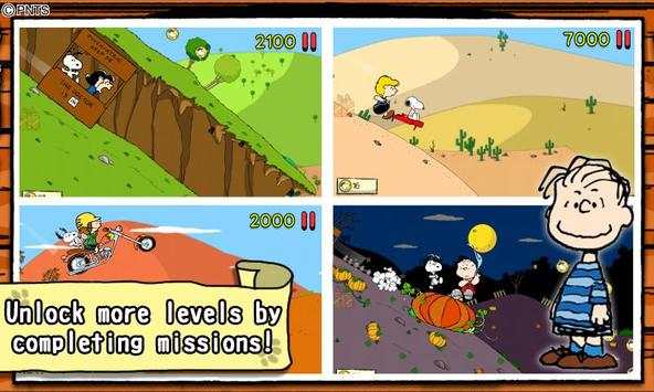 Snoopy Downhill Dash скриншот 3