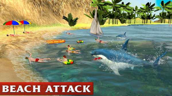 Angry White Shark Revenge 3D? скриншот 4