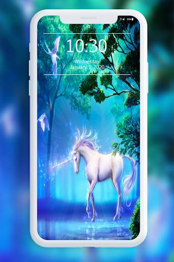Kawai Unicorn Wallpaper screenshot 5