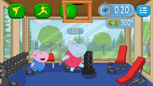 Fitness Games: Hippo Trainer screenshot 8