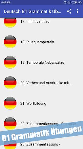 Learn German B1 Grammar Free 6 تصوير الشاشة