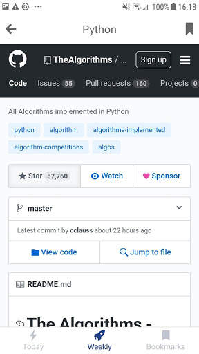 Best Github - trend tools for developers स्क्रीनशॉट 3