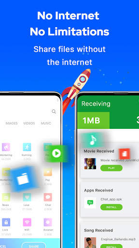SHAREnow: Share & Transfer Files, No Internet screenshot 1