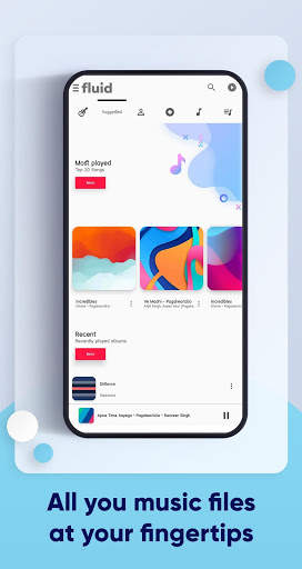 Fluid: Mp3 music player with floating widget screenshot 8