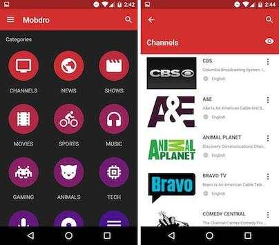 |Mobdro TV| screenshot 1