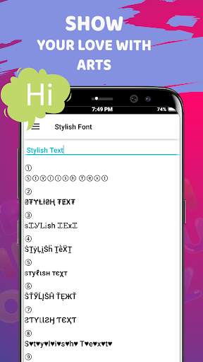 Stylish Text screenshot 1