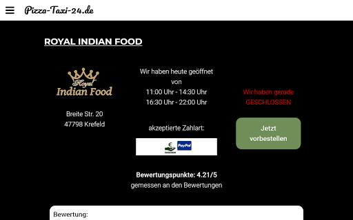 Pizza-Taxi-24.de - Mobile screenshot 11