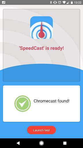 ⚡ SpeedCast - Internet speed test for Chromecast ⚡ screenshot 1