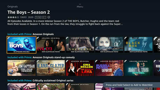 Prime Video - Android TV 2 تصوير الشاشة