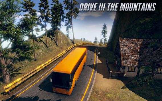 Euro Offroad Bus Mengemudi Simulasi Permainan 2019 screenshot 1