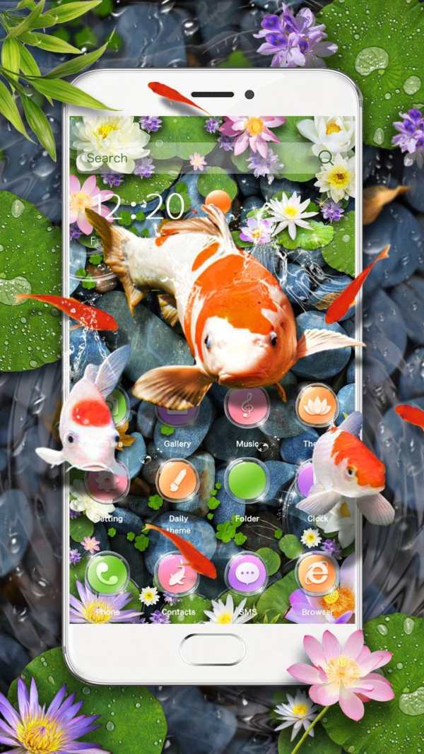 Koi Fish Aquarium 3D Theme screenshot 1