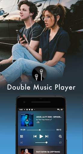 SplitCloud Double Music Player screenshot 1