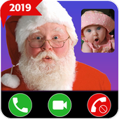 Fake Video Call With Santa Claus icon