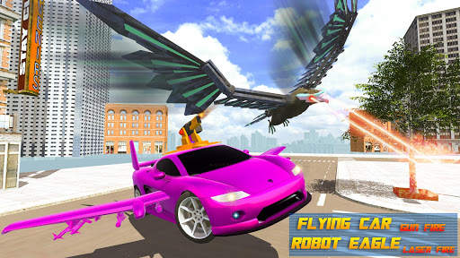 Flying Eagle Robot Car Multi Transforming Games 3 تصوير الشاشة