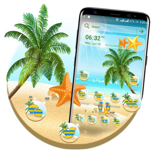 Summer Beach Launcher Theme 1.1