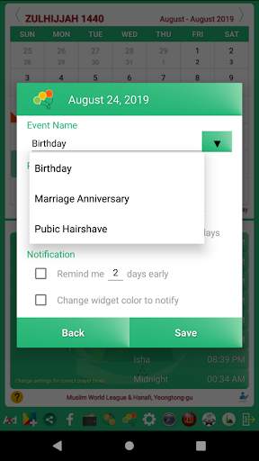 Persian Calendar screenshot 12