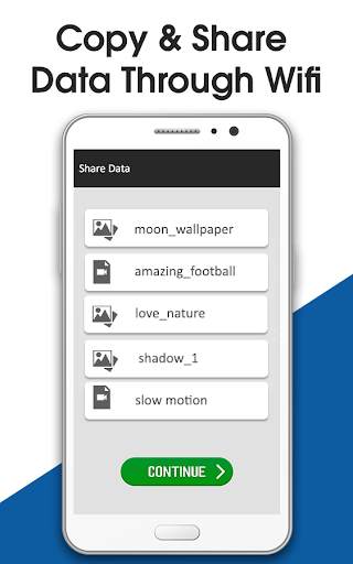 File Transfer via WiFi Connectivity - Share Data screenshot 3