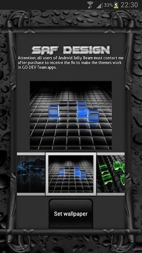 GLASS GO Launcher EX Theme screenshot 6
