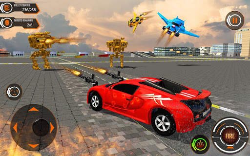 Real Robot Shooting Car Simulator: Robot Games 3D screenshot 6