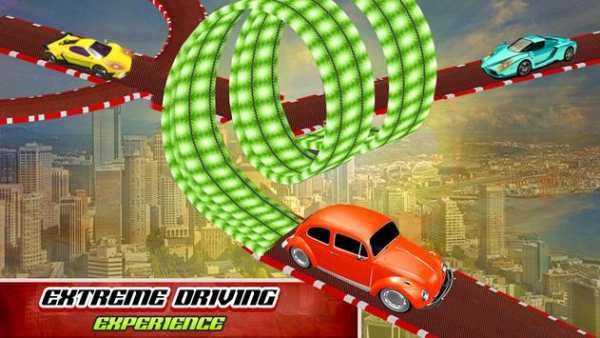 Classic Extreme Car Stunt Racing Drive screenshot 1
