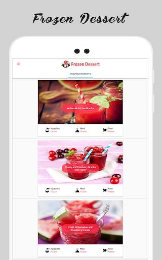 Dessert Recipes - Frozen Dessert Recipes screenshot 10