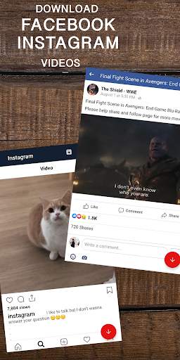 Video Download : For Facebook and Instagram screenshot 1