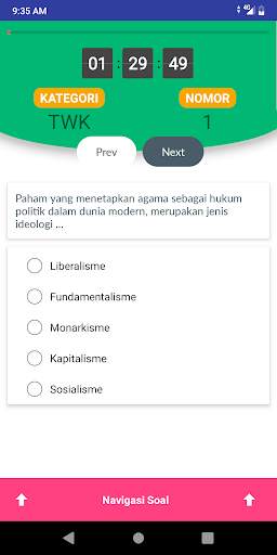 Simulasi CAT CPNS 2 تصوير الشاشة