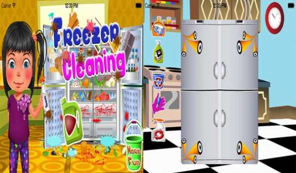Freezer cleaning girls games screenshot 8