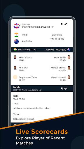 Live Cricket Score Updates screenshot 3