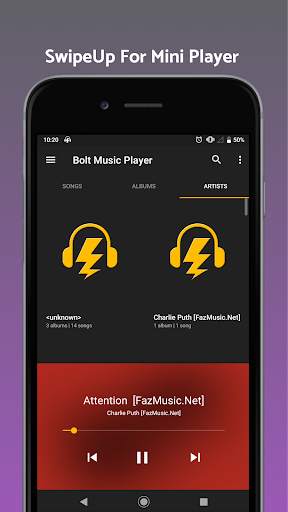 Bolt Player - Mp3 Player, Audio Player 5 تصوير الشاشة