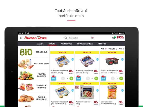 AuchanDrive - courses drive screenshot 9