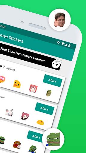 SMS: Social Memes Stickers - WAStickerApps screenshot 2