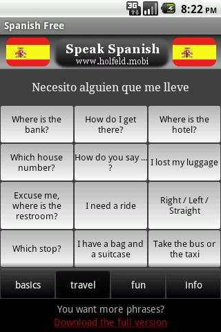 Speak Spanish Free screenshot 2
