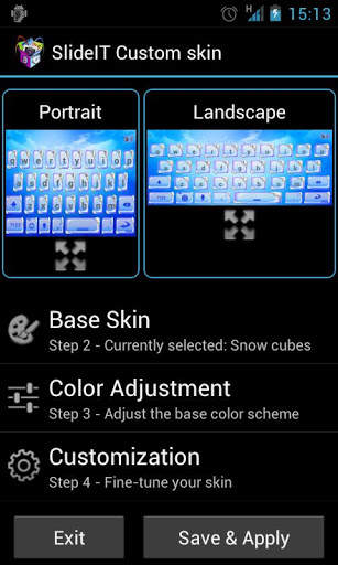 SlideIT Skin Customizer screenshot 2