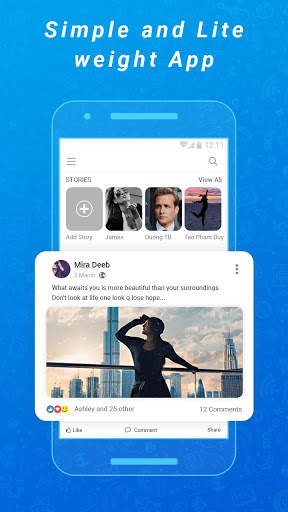 Faster For Facebook - Like App For Messenger screenshot 2