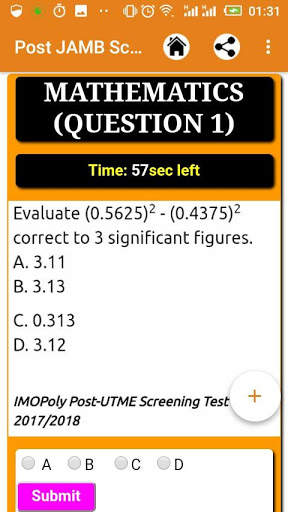 Post-JAMB Questions and Answers 2020 (Offline) 6 تصوير الشاشة