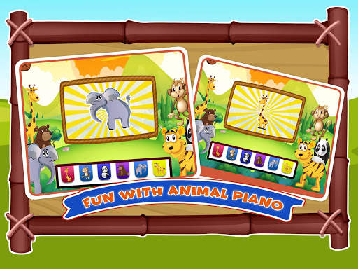 Zoo Animals Sounds Games - Coloring Jigsaw Puzzle screenshot 4