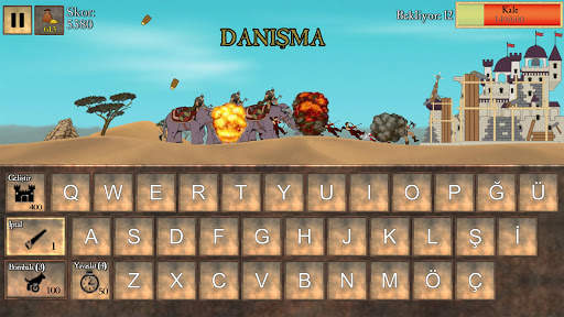 Yazı Defansı - Yazı Yazma Oyunu screenshot 2