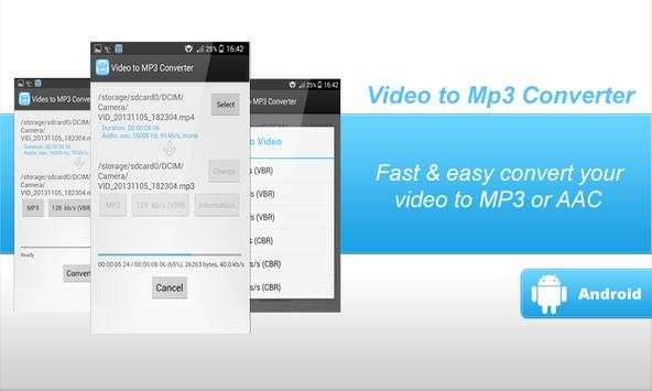 Video to Mp3 Converter screenshot 1