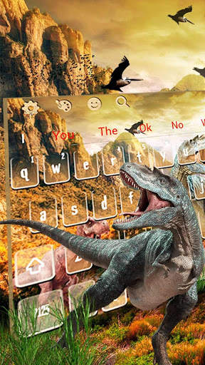 3D Dinosaur Keyboard screenshot 1