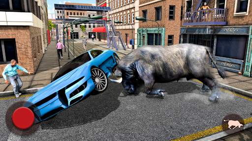 Angry Wild Bull Racing Game screenshot 5