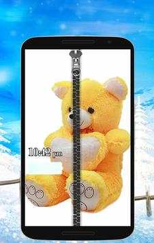 Teddy Bear Zipper Lock screenshot 6