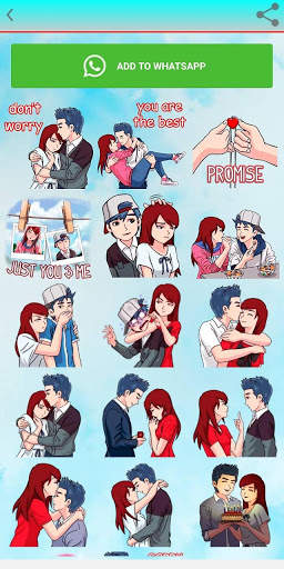 Love story stickers for whatsapp -alyelkilany apps screenshot 4