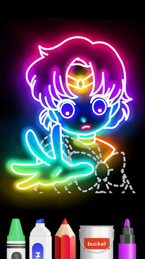 Draw Glow Comics 6 تصوير الشاشة