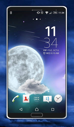 Full Moon Live Wallpaper screenshot 6