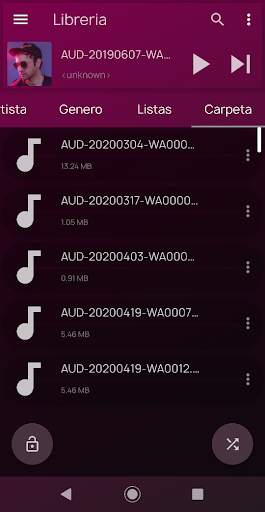 MasterPlayer - reproductor de audio screenshot 2