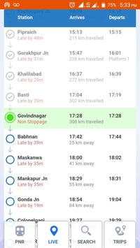 Indian Railway Status Live Train screenshot 2